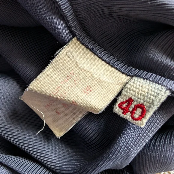 Vintage Marni Silk-Blend Midi Dress | Knotted Front, Asymmetrical Hem - Picture 9 of 9